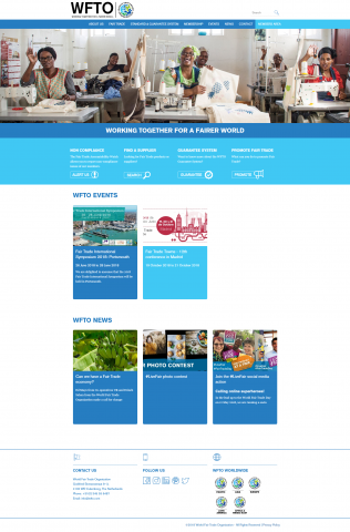 WFTO Website Development and Customer Relationship Management